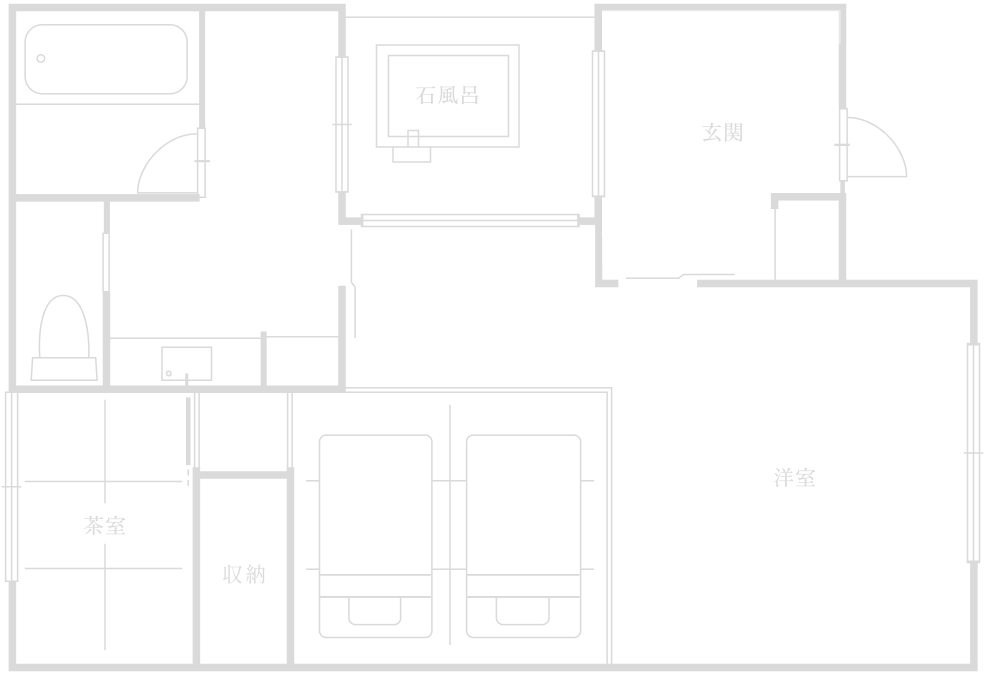 静護の間取り図